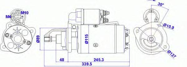 DELCO REMY 19024258 Стартер