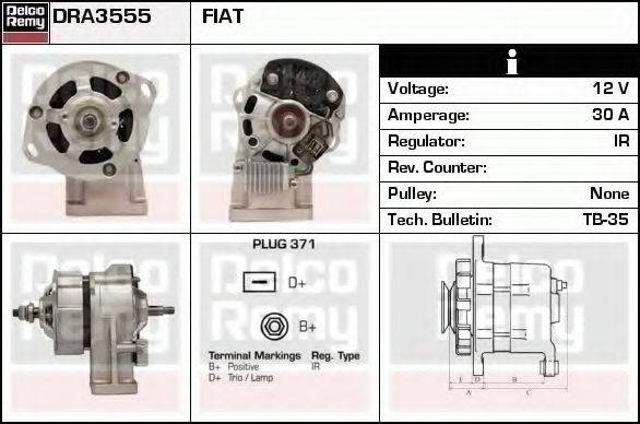 DELCO REMY DRA3555 Генератор