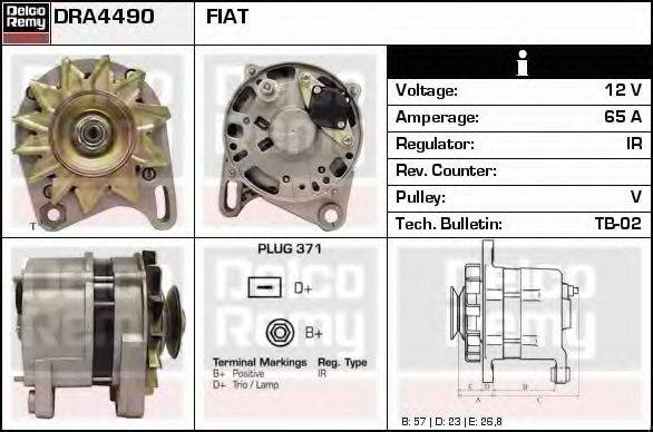 DELCO REMY DRA4490 Генератор