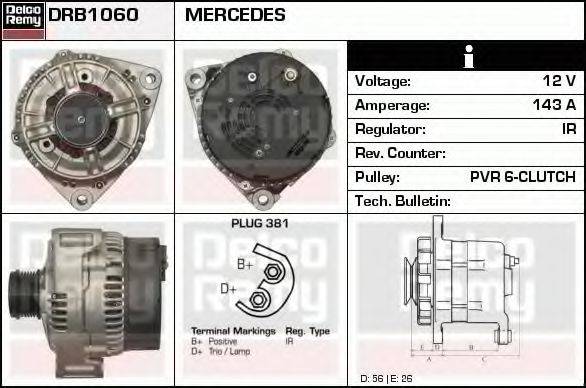 DELCO REMY DRB1060 Генератор