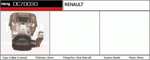 DELCO REMY DC70030 Гальмівний супорт