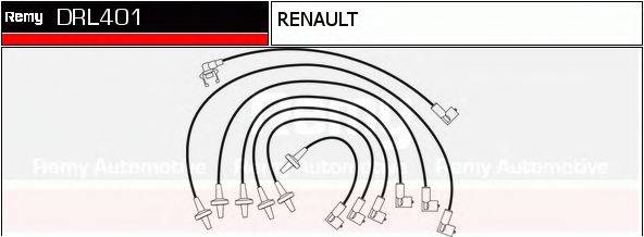 DELCO REMY DRL401 Комплект дротів запалювання