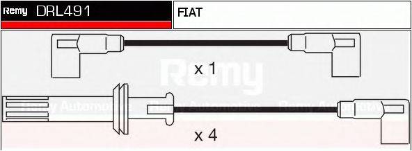 DELCO REMY DRL491 Комплект дротів запалювання