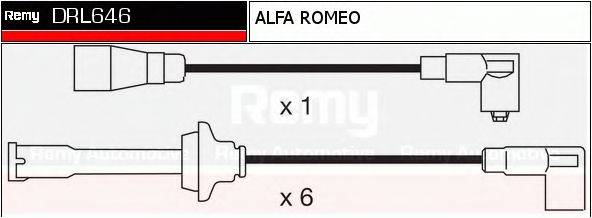 DELCO REMY DRL646 Комплект дротів запалювання