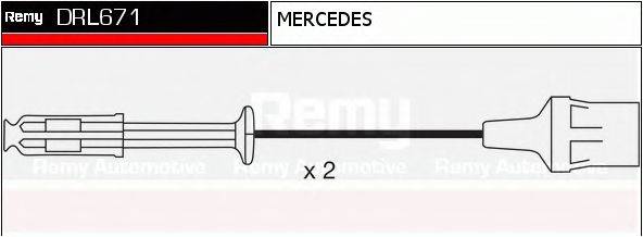 DELCO REMY DRL671 Комплект дротів запалювання