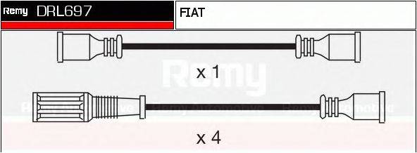 DELCO REMY DRL697 Комплект дротів запалювання