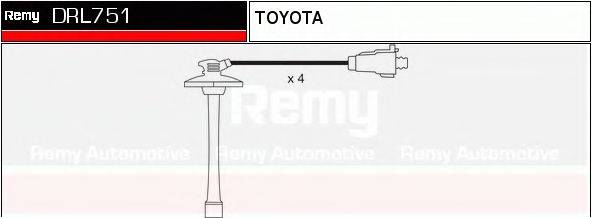 DELCO REMY DRL751 Комплект дротів запалювання