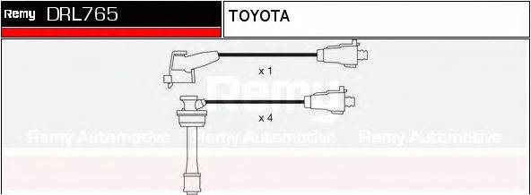 DELCO REMY DRL765 Комплект дротів запалювання