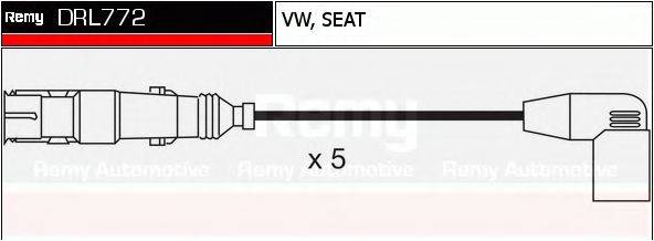 DELCO REMY DRL772 Комплект дротів запалювання