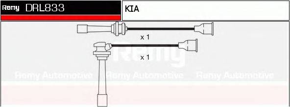 DELCO REMY DRL833 Комплект дротів запалювання