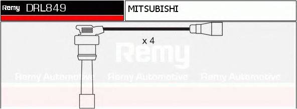 DELCO REMY DRL849 Комплект дротів запалювання