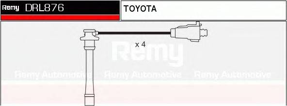 DELCO REMY DRL876 Комплект дротів запалювання