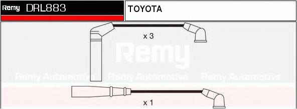 DELCO REMY DRL883 Комплект дротів запалювання