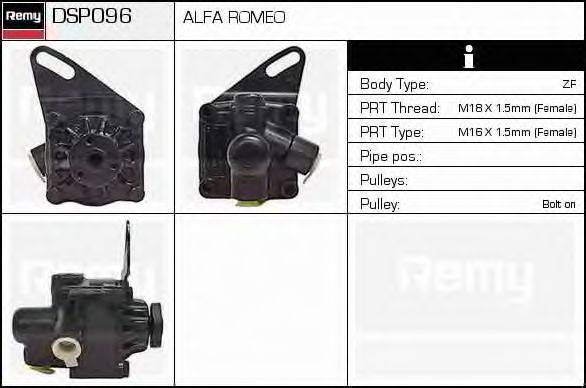 DELCO REMY DSP096 Гідравлічний насос, кермо