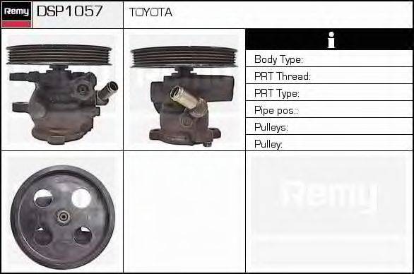 DELCO REMY DSP1057 Гідравлічний насос, кермо