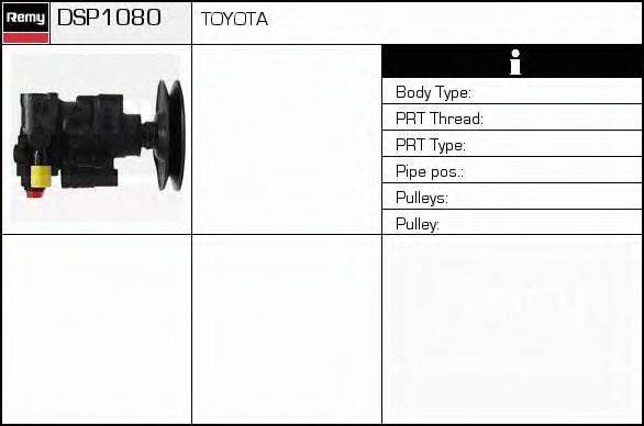 DELCO REMY DSP1080 Гідравлічний насос, кермо