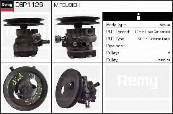 DELCO REMY DSP1126 Гідравлічний насос, кермо