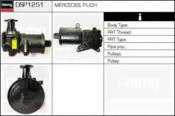 DELCO REMY DSP1251 Гідравлічний насос, кермо