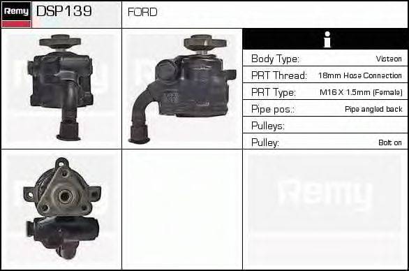 DELCO REMY DSP139 Гідравлічний насос, кермо