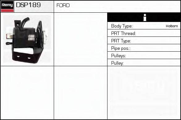 DELCO REMY DSP189 Гідравлічний насос, кермо