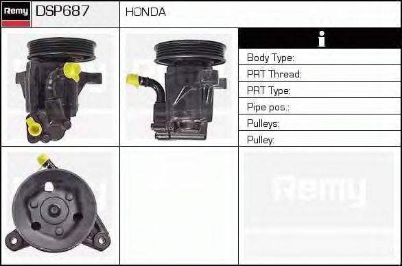 DELCO REMY DSP687 Гідравлічний насос, кермо