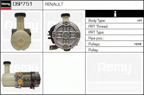 DELCO REMY DSP751 Гідравлічний насос, кермо