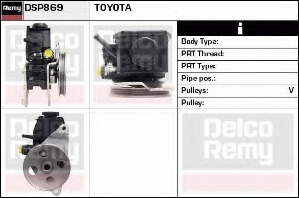 DELCO REMY DSP869 Гідравлічний насос, кермо