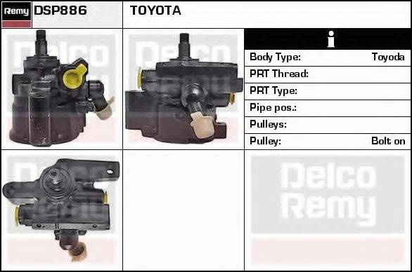 DELCO REMY DSP886 Гідравлічний насос, кермо