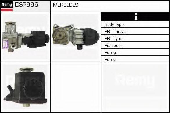 DELCO REMY DSP996 Гідравлічний насос, кермо