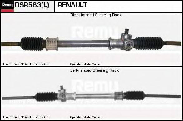 DELCO REMY DSR563L Рульовий механізм