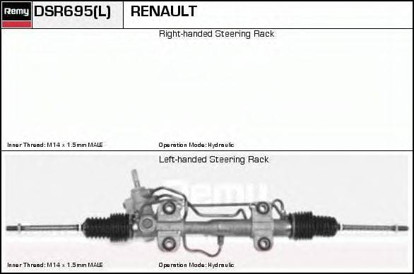 DELCO REMY DSR695 Рульовий механізм