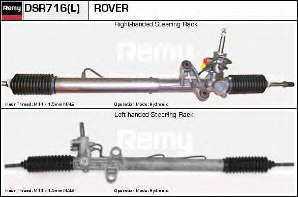 DELCO REMY DSR716L Рульовий механізм