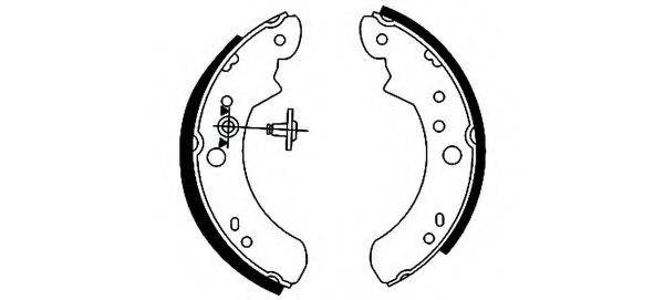 PAGID H8365 Комплект гальмівних колодок