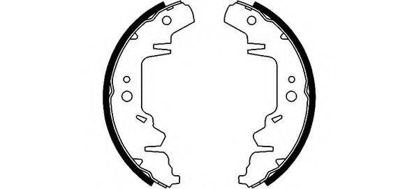 PAGID H8995 Комплект гальмівних колодок