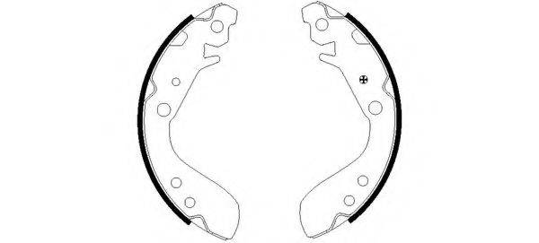 PAGID H9610 Комплект гальмівних колодок