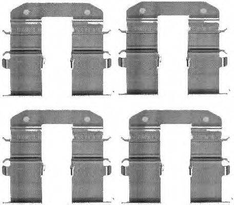 PAGID K0187 Комплектуючі, колодки дискового гальма