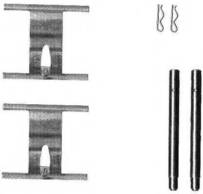 PAGID K0166 Комплектуючі, колодки дискового гальма