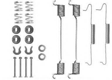 PAGID X0205 Комплектуючі, гальмівна колодка