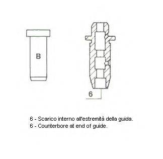 METELLI 011475 Напрямна втулка клапана