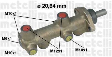 METELLI 050043 головний гальмівний циліндр