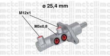 METELLI 050543 головний гальмівний циліндр