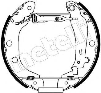METELLI 510096 Комплект гальмівних колодок