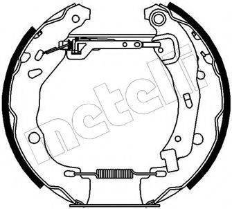 METELLI 510155 Комплект гальмівних колодок