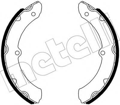 METELLI 530638 Комплект гальмівних колодок