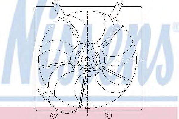 NISSENS 85014 Вентилятор, охолодження двигуна