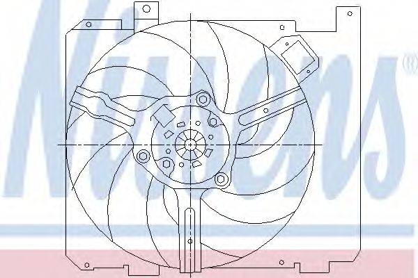 NISSENS 85378 Вентилятор, охолодження двигуна