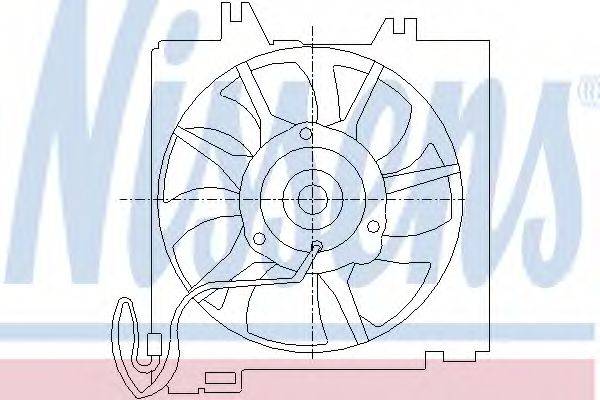 NISSENS 85456 Вентилятор, конденсатор кондиціонера