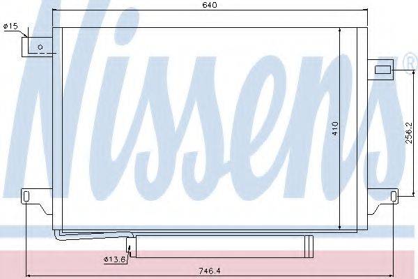 NISSENS 940054 Конденсатор, кондиціонер