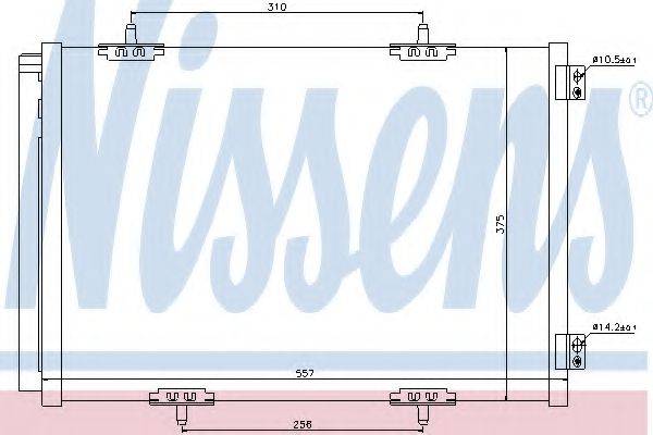 NISSENS 940055 Конденсатор, кондиціонер