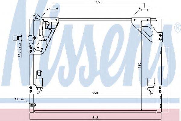 NISSENS 940082 Конденсатор, кондиціонер